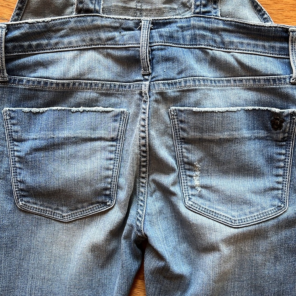 Black Orchid Distressed Overalls - Picture 5 of 7